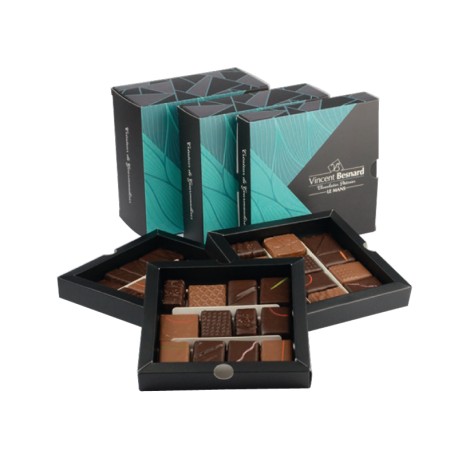 Coffret 1 tiroirs - 12 chocolats