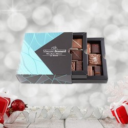 Coffret 2 tiroirs - 24 chocolats