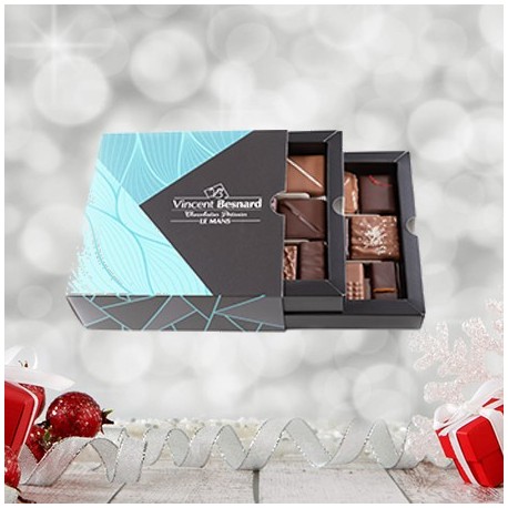 Coffret 2 tiroirs - 24 chocolats