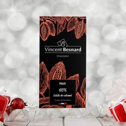 Tablette 60% Noir éclat de caramel
