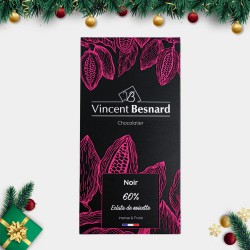 Tablette 60% Noir éclats de Noisette