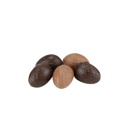 Oeuf praliné lait et noir 150g